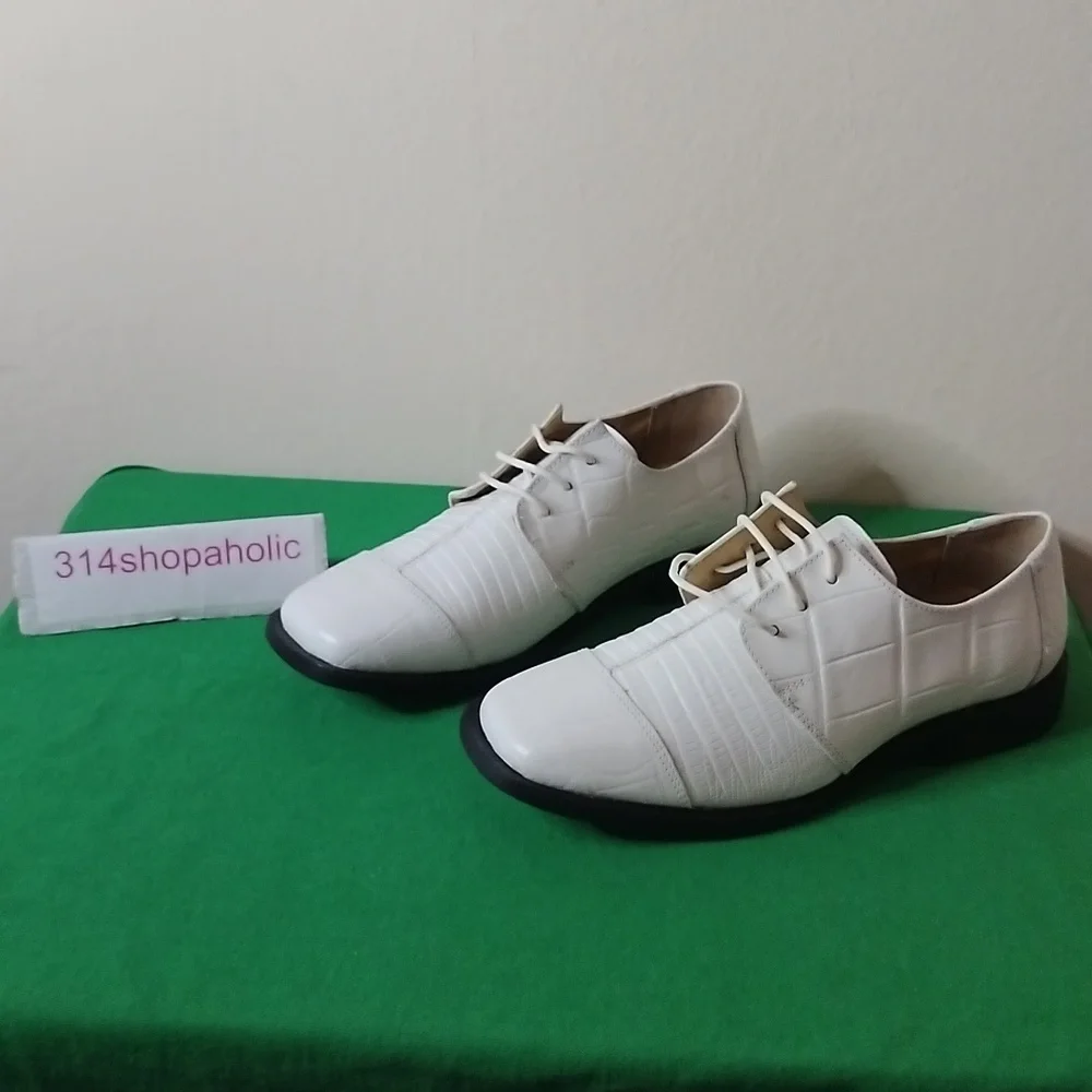 Boys White Dress Shoes